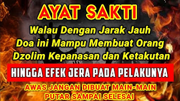 PUTAR SEGERA AYAT INI❗Agar Doa untuk Orang Zalim dan Munafik Akan Mendapatkan Karma & Balasan Allah