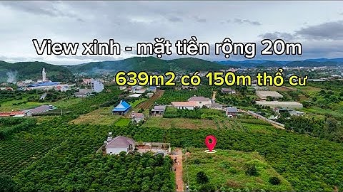 Đất view xinh - mặt tiền rộng 20m