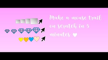 How to make a mouse trail on scratch||5 minute Scratch tutorial||Learn With Aanya