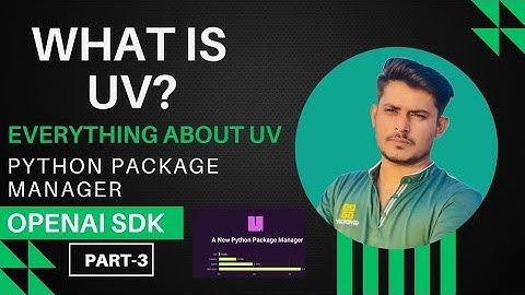 UV: The FASTEST Python Package Manager#artificialintelligence#programming #machinelearning#education