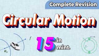 Circular Motion Physics Class 11 one shot revision | Chapter 4 motion in a plane