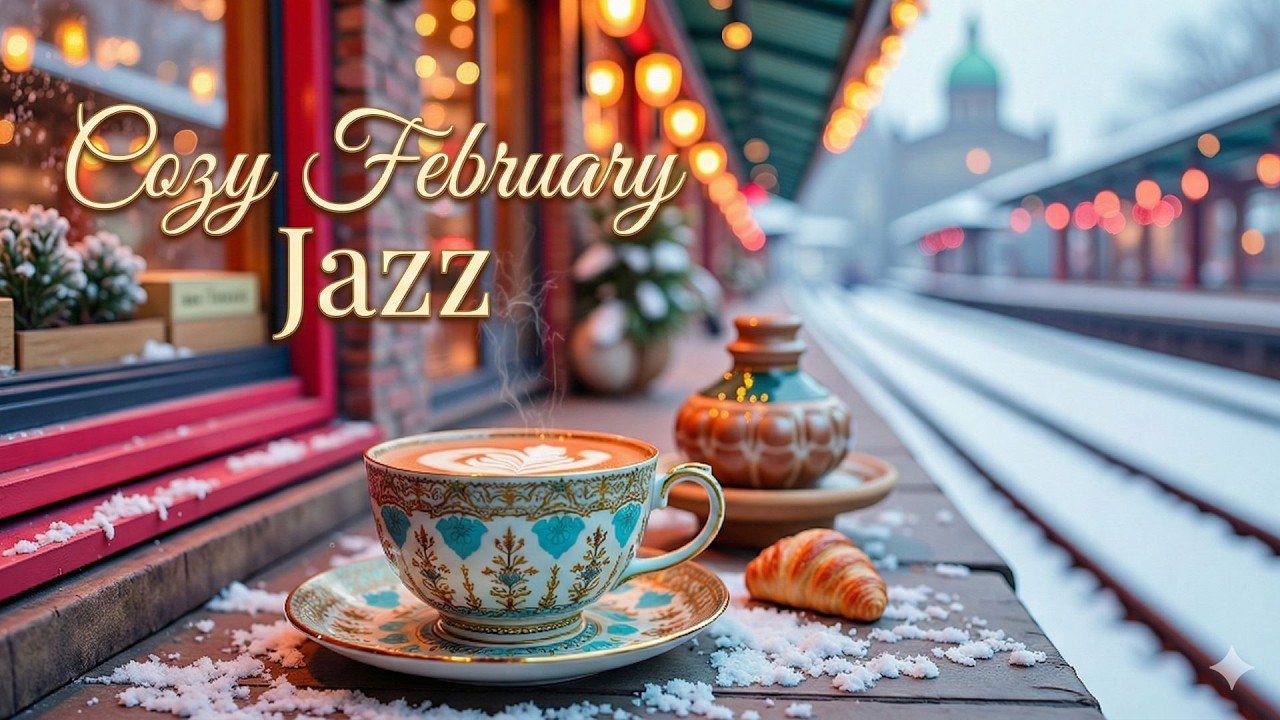 Cozy February Jazz & Bossa Nova - Relaxing Coffee Shop Music for Study & Work
