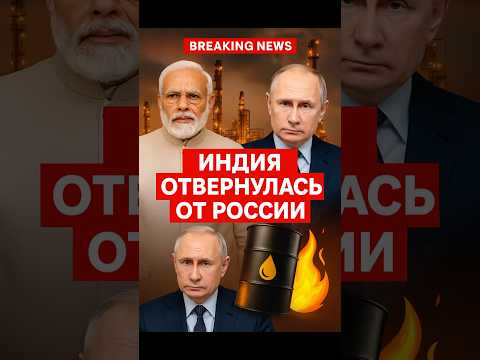 Индия разрывает нефтяные связи с Россией !