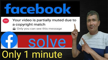 How to solve your video is partially mutedFacebook | Facebook muted video unmutekaise karen 2023