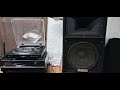 AUDIO-TECHNICA TURNTABLE / 33 RPM / 8" SQUARE LEXAN DISC / 33 RPM / TEST # 2