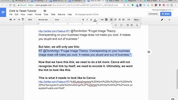 Click to Tweet Using Canva