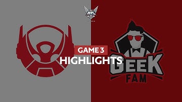 Game Highlight | Bigetron Alpha VS Geek Fam | MPL ID S6 Week 6 Day 3 | Game 3