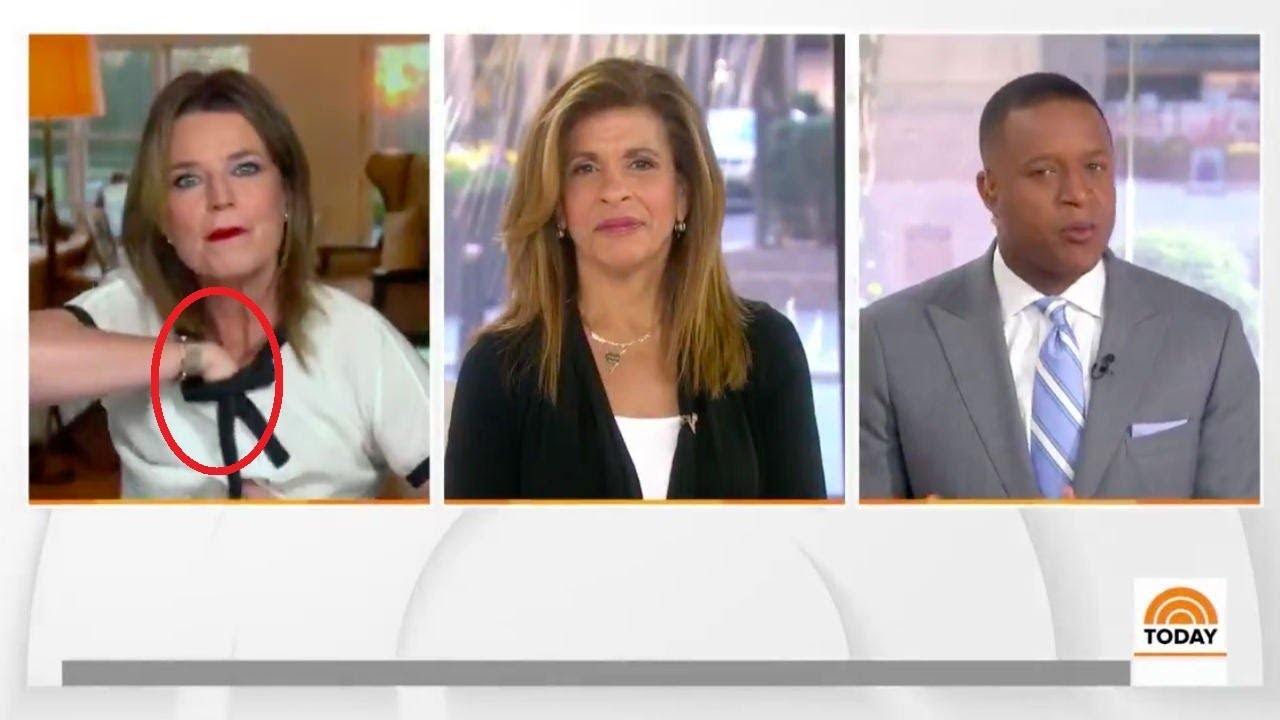 Savannah Guthrie Drops Mic Down Her Shirt on 'Today' Show in Live TV