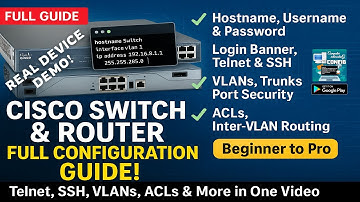 Cisco Switch Full Configuration – Step-by-Step Guide on Real Device | Network Handbook