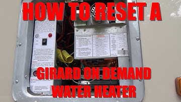 How to RESET Girard RV On Demand Water Heater - The Mystery Reset Button Revealed!