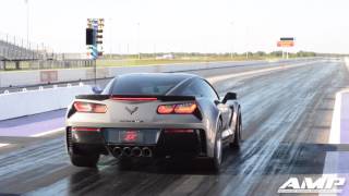 Worlds first 8 second 1\/4 mile c7 corvette !! AMP 5x package !