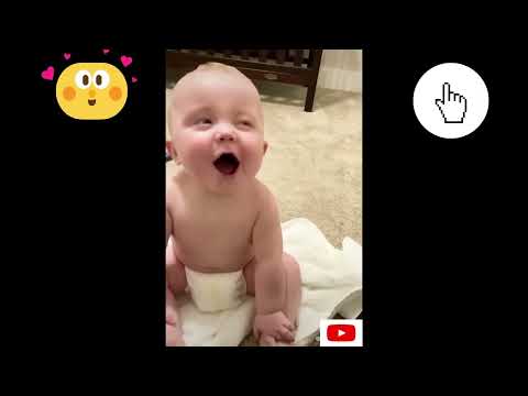 شاهد هذا الطفل هتسمع احلى الضحكات ضحكات اطفال بريئة فيديو مضحك Shorts