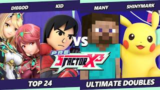Pre S Factor X3 - DieGoD & KID Vs. Many & ShinyMark - Smash Ultimate - SSBU