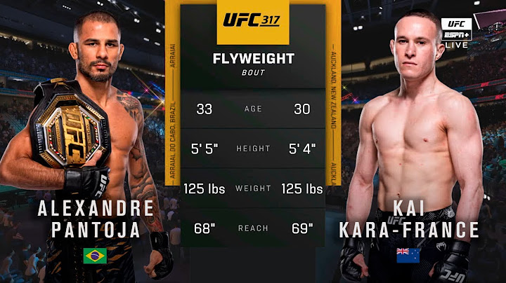 🔴 UFC 317: Alexandre Pantoja vs Kai Kara-France | Full Fight & Highlights | Flyweight Title Bout