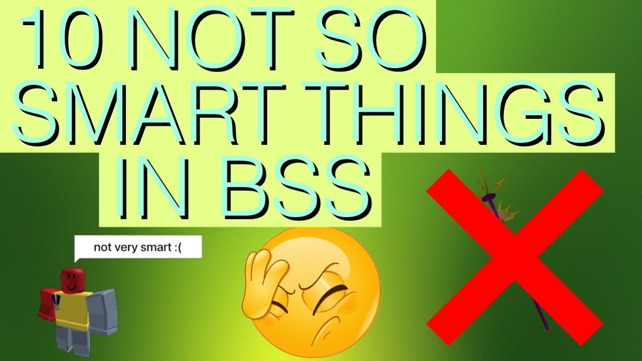 10 NOT so smart things people do in Roblox Bee Swarm Simulator