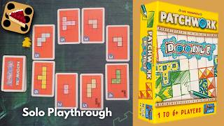Patchwork Doodle Solo playthrough!
