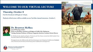 Guest Virtual Lecture: Dr. Bronwen McShea