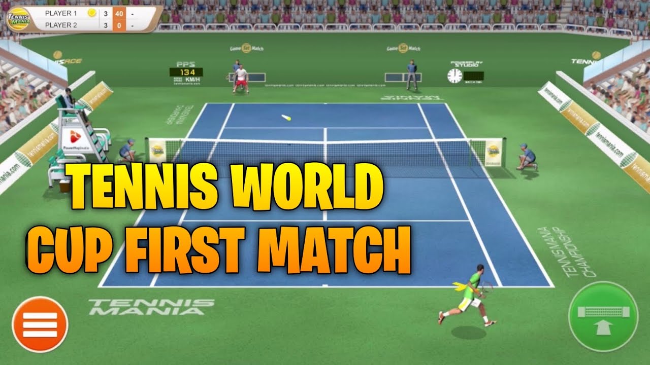 Tennis world cup first match. 