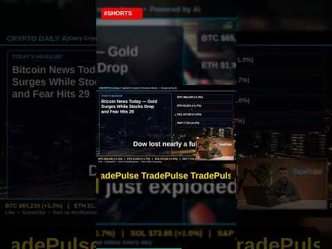 Thumbnail for Bitcoin News Today — Gold Surges While Stocks Drop and Fear Hits 29 #Shorts