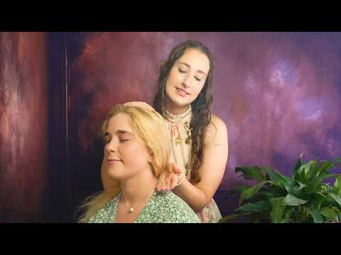 You'll Fall Asleep to these Indian Head Massage Techniques on a Real Person | Soft Spoken ASMR