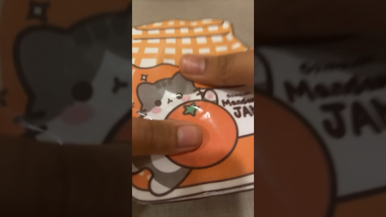 Mandarin jam squishy book #asmr #cute #squishy #pinkchudiy #papercraft ...