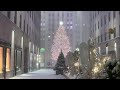 NYC Biggest Snowstorms at Rockefeller Center Christmas Tree 2020 December 16 2020 #shorts