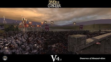 Divide & Conquer V4.5 - The Dwarves of Khazad-dûm: 03 The War in the North
