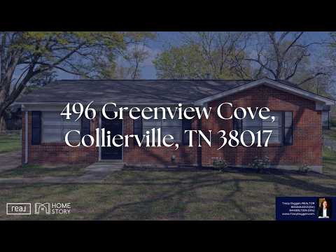 496 Greenview Cove, Collierville, TN home video tour