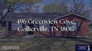Just Listed | 496 Greenview Cove, Collierville, TN | Charming Brick Home in One of TN's Best Suburbs