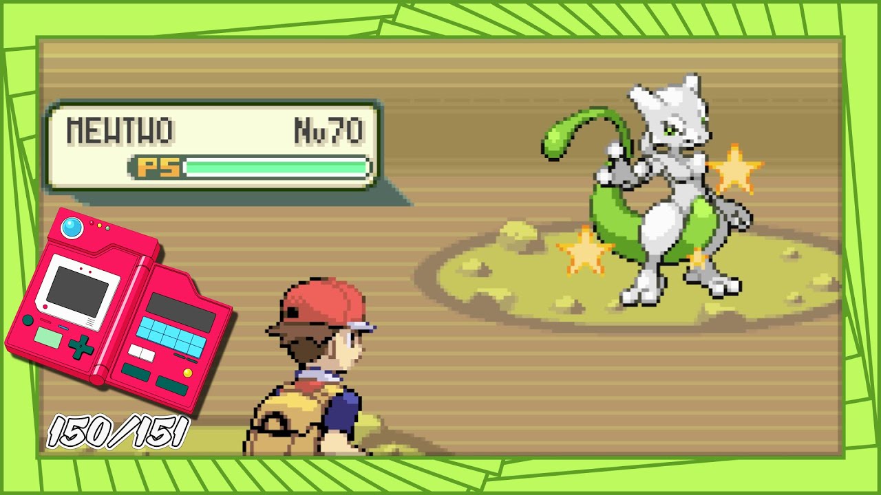 Gen 3] Shiny Mewtwo in FireRed : r/ShinyPokemon