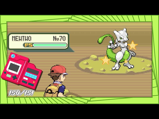 Shiny Mewtwo after 16,102 resets & Kanto Pokédex completed!! Live! - Pokémon  FireRed 