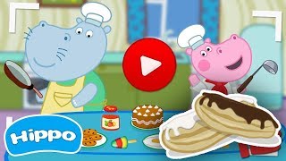 Гиппо 🌼 Кулинарное шоу 🌼 Рецепт Эклеров 🌼 Мультик игра для детей (Hippo) screenshot 5