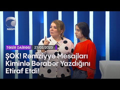 ŞOK! Rəmziyyə Mesajları Kiminlə Bərabər Yazdığını Etiraf Etdi!