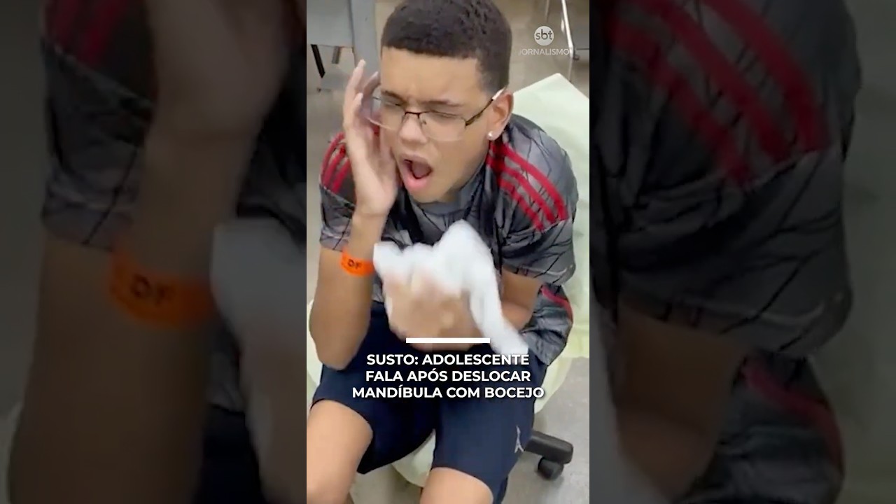 Sono ou susto? Adolescente desloca a mandíbula após bocejo | #SeLigaBrasil