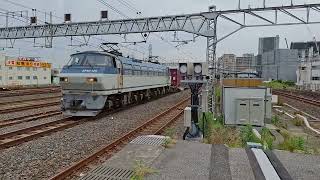 JR貨物EF66形126号機+コキ 金町通過as72レ 20240613 101710