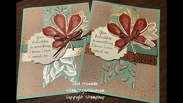 Create a Gorgeous Fall Card Using the Love of Leaves  Bundle