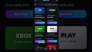 The perfect plug for shopping gift cards any time, anyday ✨ #gaminglounge #giftcards #gaminginabuja