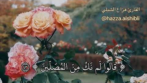 هزاع الشبلي || ماتيسر من سورة المدثر