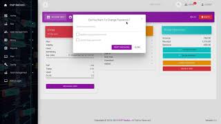 How to change user password | PHP Radius