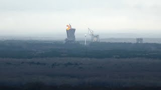 Historic NASA test structures demolished at Marshall Space Flight Center