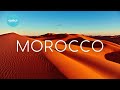4K Morocco Relaxation Film Flying Over Morocco Amazing Nature Scenery With Calming Music 