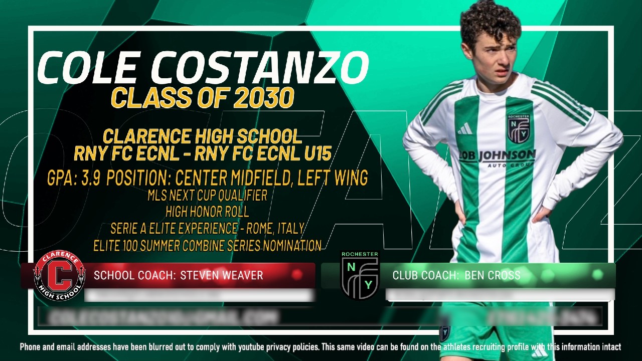 Cole Costanzo - Soccer Highlights Summer 2026