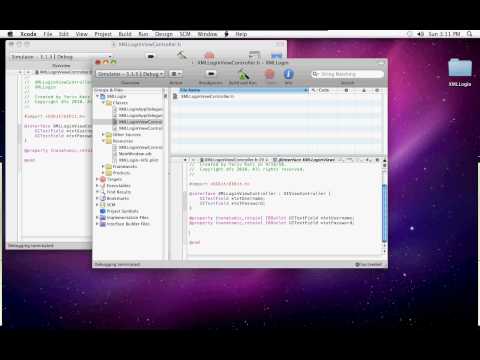 iPhone programming tutorial - xml login screen part2
