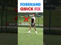 Quick Forehand Fix for Beginners. #tennis #tennisforehand #forehand #tennisshorts
