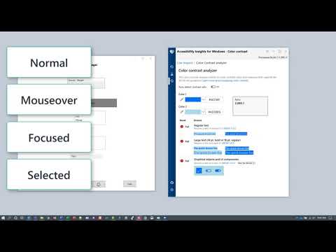 Accessibility Insights for Windows  - Color Contrast Analyzer