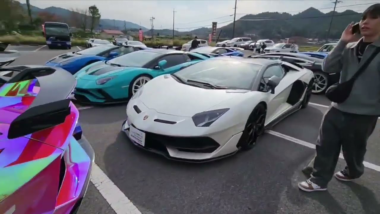 【総勢72台】日本全国の有名アヴェンタ達が関西に72台もやってきたよ❗❗