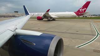 Super Strong Takeoff into the Rain! | Delta 767300ER | Atlanta ATL