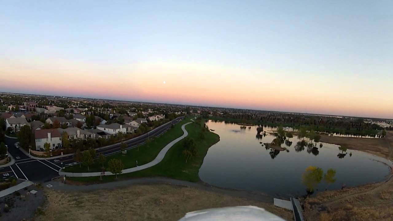 Flying Low at North Natomas Regional Park POV Bixler 18 YouTube
