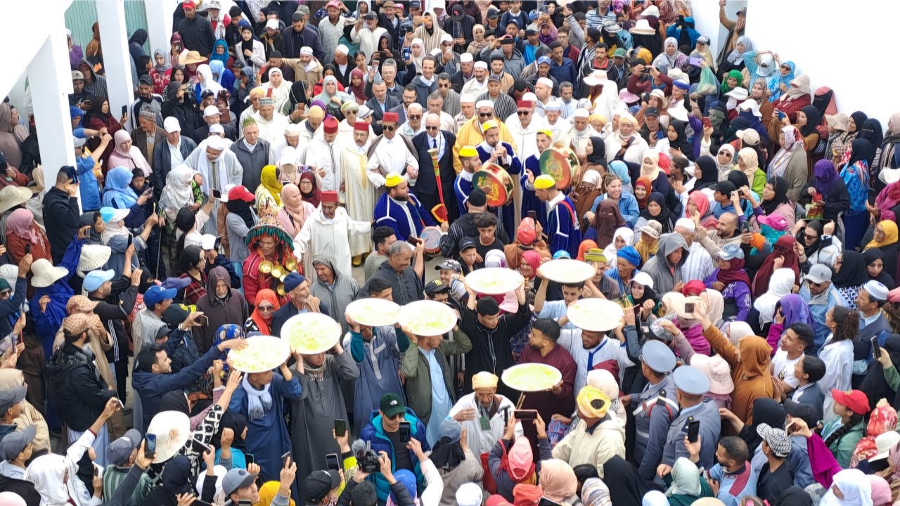 أجواء موسم رݣراݣة زاوية ابن حميدة تخاطيف على العصيدة  رݣراݣة خروج الجمل و الخيمة عدات وطقوس 2025🇲🇦