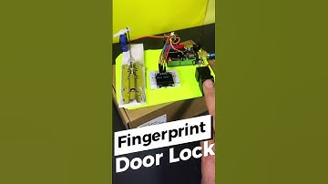 How to Make Fingerprint Door Lock | Arduino Project #shorts